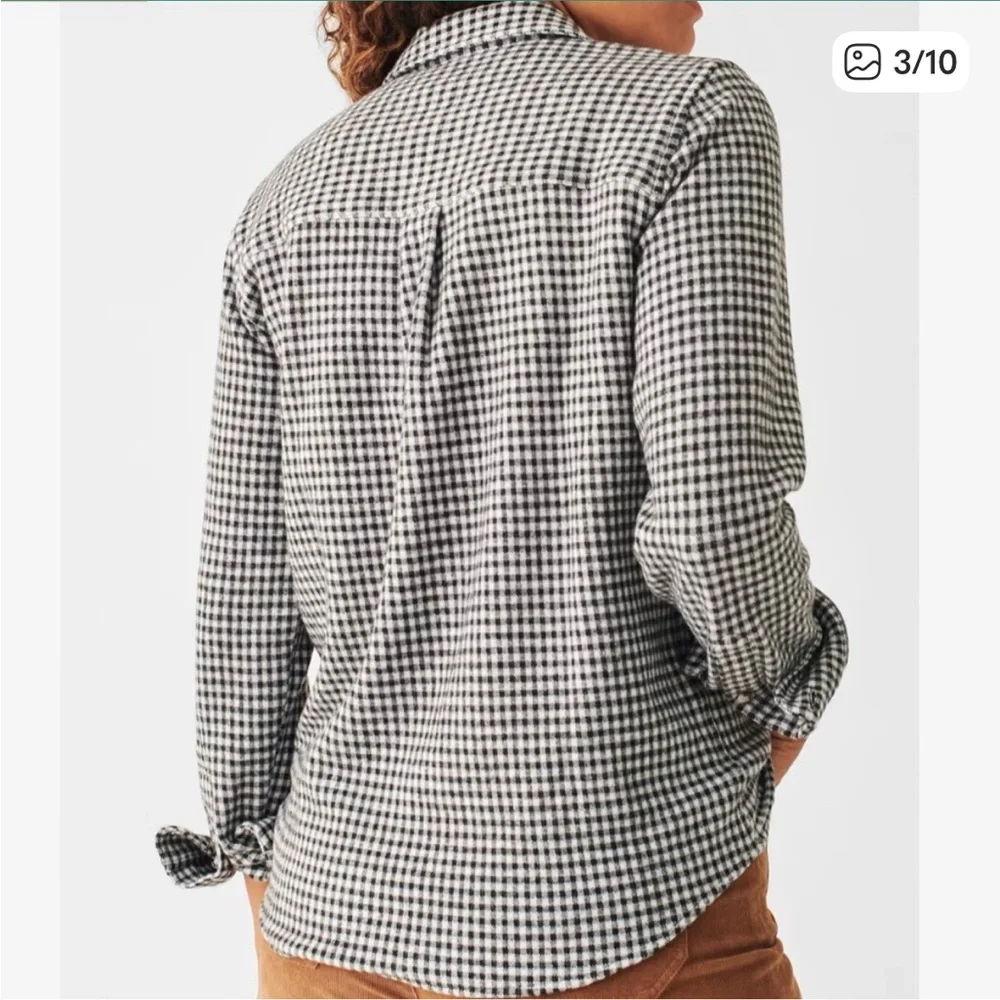 Faherty Black and White Legend Shirt - Picture 4 of 9